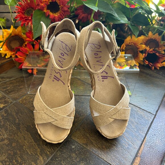 Blowfish Espadrille-Style Platform Sandals - Picture 9 of 10